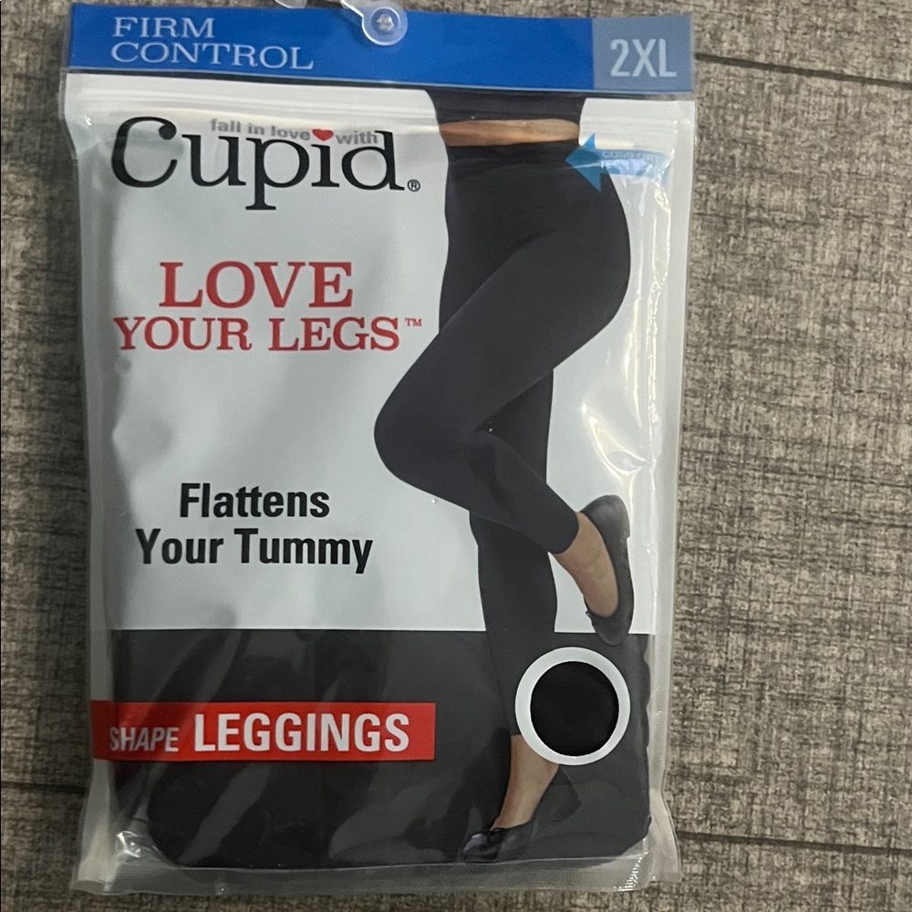 Cupid Black Firm Control Leggings